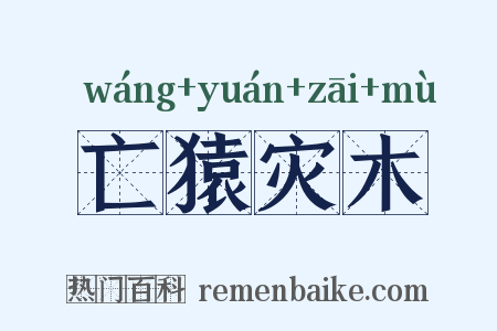 亡猿灾木是什么意思的图片
